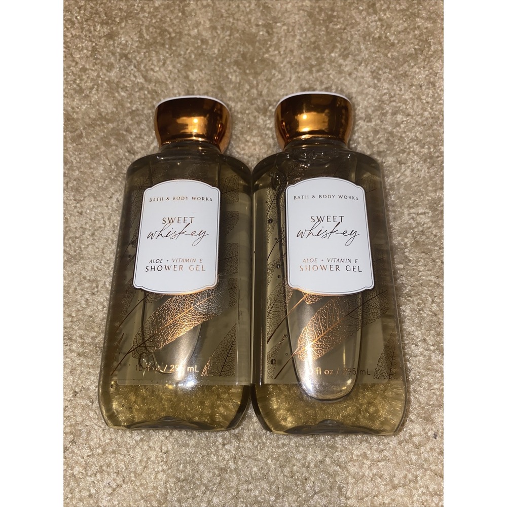 BATH & BODY WORKS SWEET WHISKEY SHOWER GEL 10 Fl‎ Oz 2x
